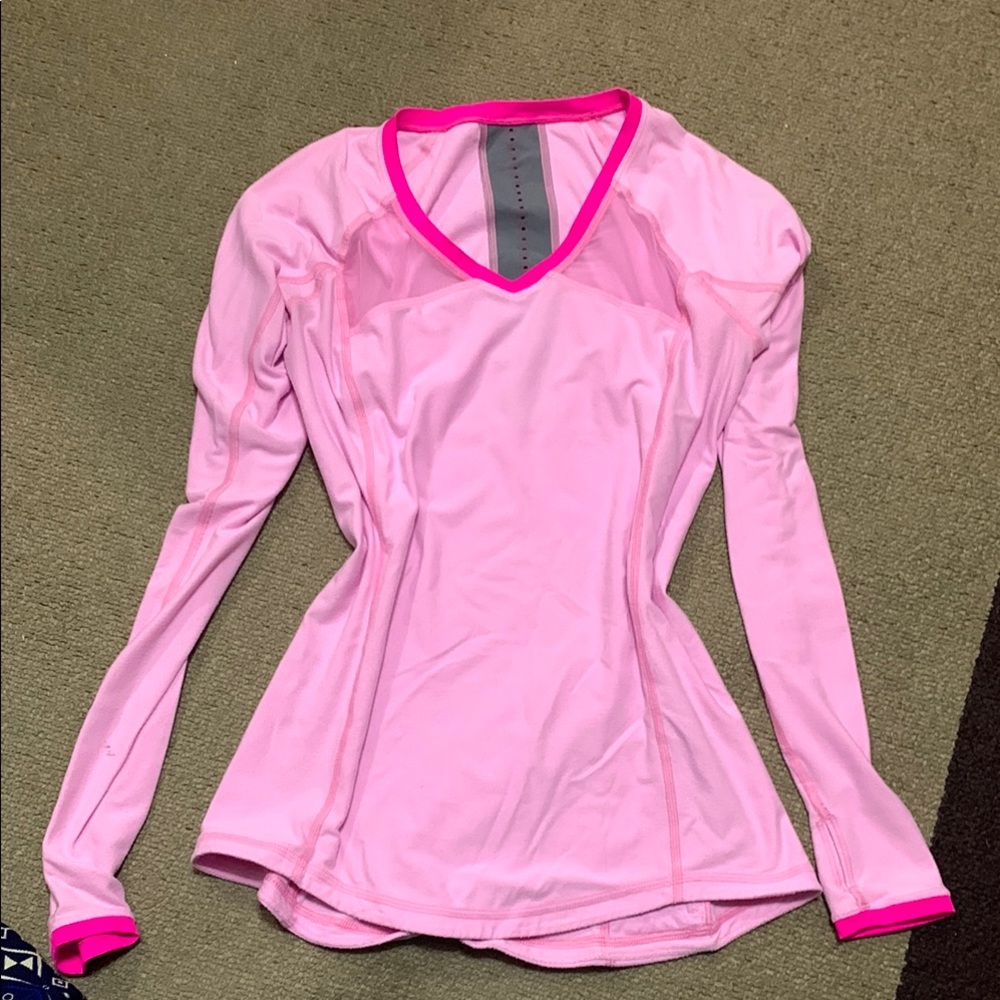 Women's Pink Long Sleeve Top LuluLemon